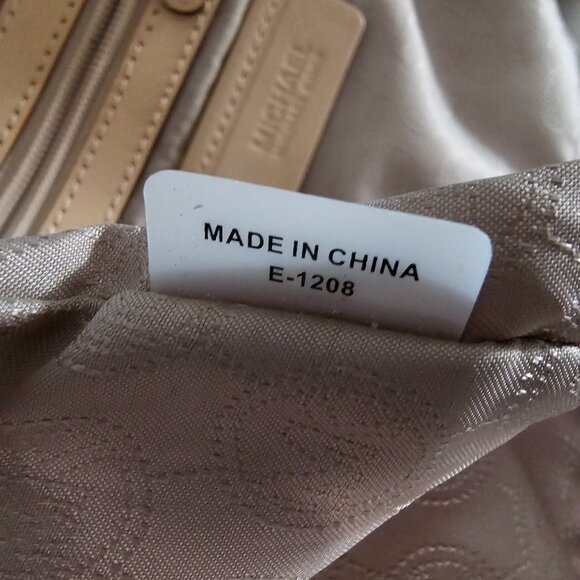 Michael Khors Grayson Monogram Leather Trim Handbag EUC - Picture 14 of 17